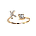 Alvea™ Cofre Rosa Eterna con Anillo con Inicial