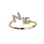 Alvea™ Cofre Rosa Eterna con Anillo con Inicial