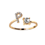 Alvea™ Cofre Rosa Eterna con Anillo con Inicial