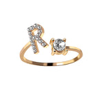 Alvea™ Cofre Rosa Eterna con Anillo con Inicial