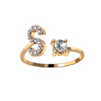 Alvea™ Cofre Rosa Eterna con Anillo con Inicial