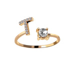 Alvea™ Cofre Rosa Eterna con Anillo con Inicial
