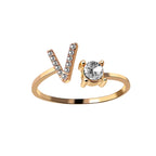 Alvea™ Cofre Rosa Eterna con Anillo con Inicial