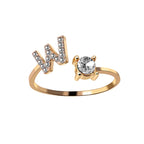 Alvea™ Cofre Rosa Eterna con Anillo con Inicial