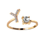 Alvea™ Cofre Rosa Eterna con Anillo con Inicial