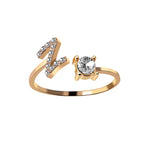 Alvea™ Cofre Rosa Eterna con Anillo con Inicial