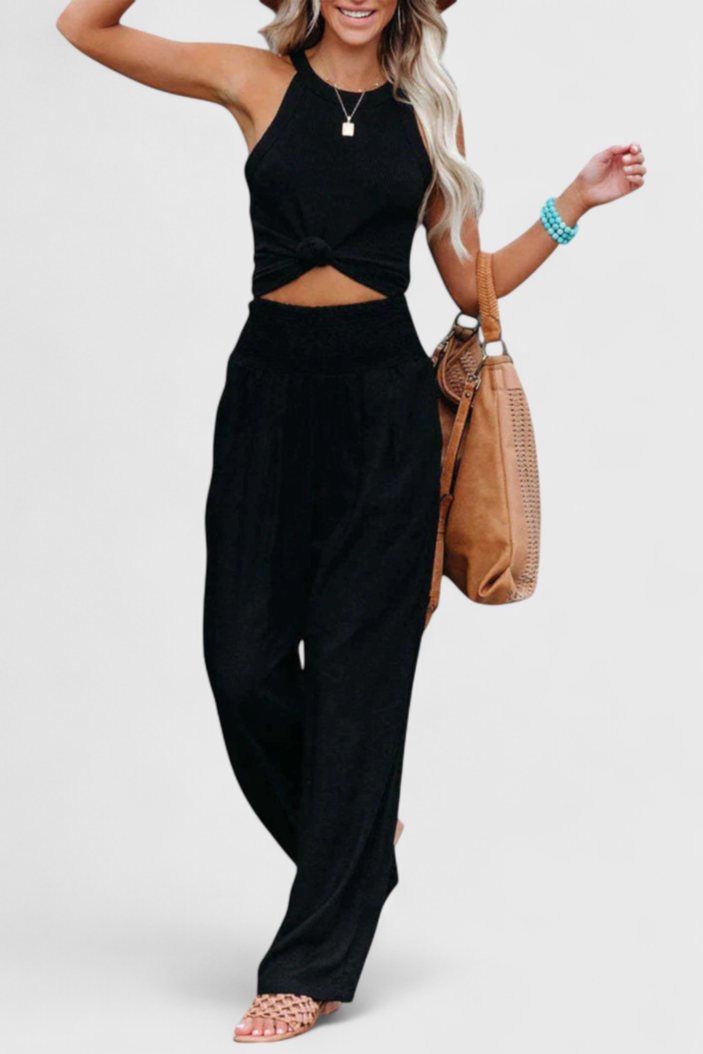 Alvea™ Lexia Pantalón de Algodón y Lino con Corte Fluido y Elegancia Natural