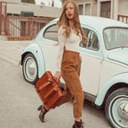 Alvea™ Knoten Bolsa Retro Twist en Azul-Rosa