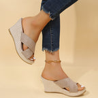 Carla – Sandalias de cuña relajadas