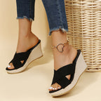 Carla – Sandalias de cuña relajadas
