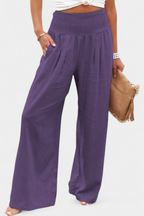 Alvea™ Lexia Pantalón de Algodón y Lino con Corte Fluido y Elegancia Natural