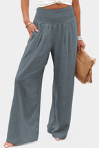 Alvea™ Lexia Pantalón de Algodón y Lino con Corte Fluido y Elegancia Natural