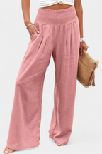 Alvea™ Lexia Pantalón de Algodón y Lino con Corte Fluido y Elegancia Natural