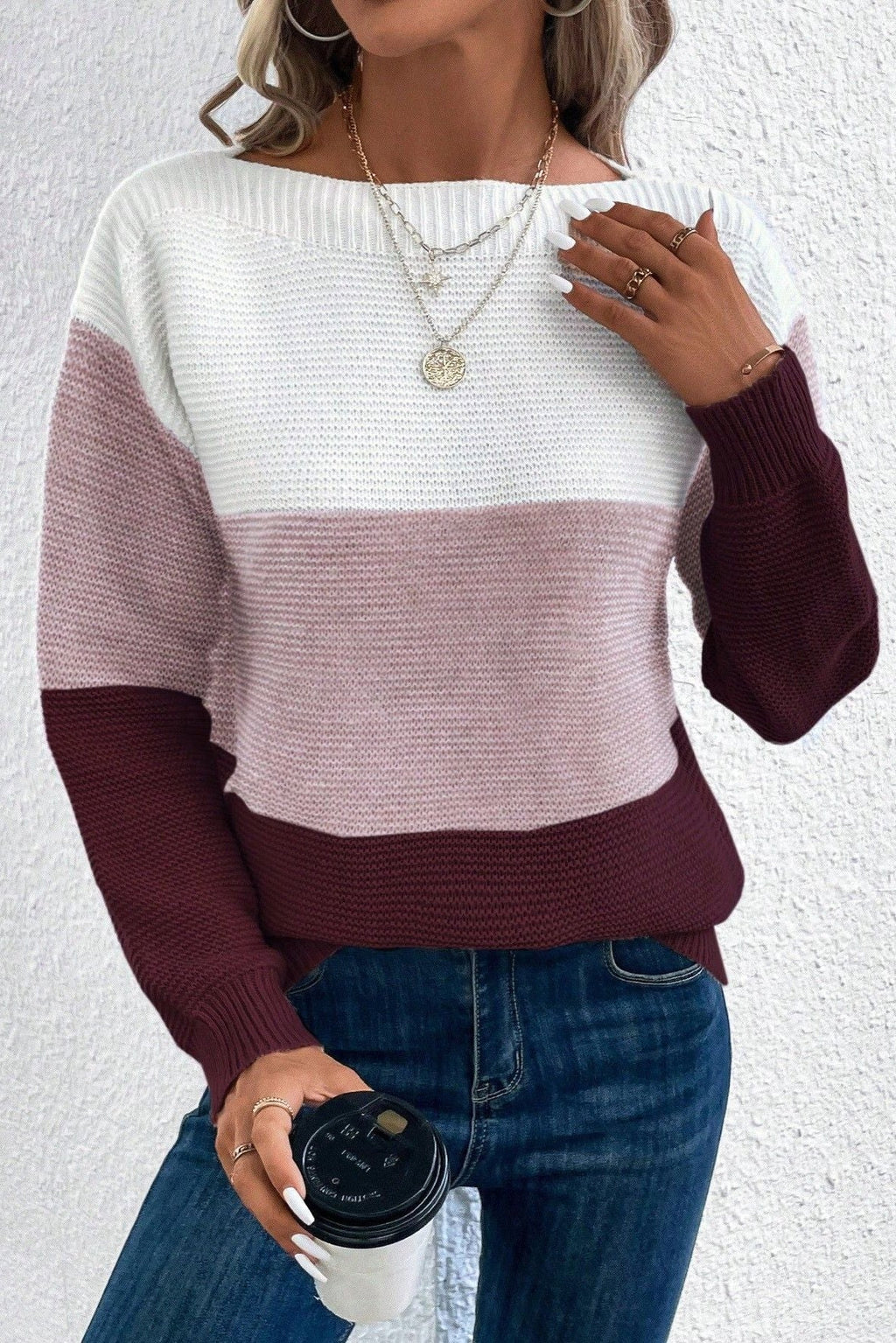 Alvea™ Soria Jersey de Mezcla de Lana con Toque Suave