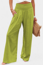 Alvea™ Lexia Pantalón de Algodón y Lino con Corte Fluido y Elegancia Natural