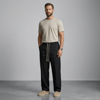 DARIO | PANTALÓN ELEGANTE CON CORDÓN AJUSTABLE
