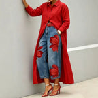 FLORA |  Jeans Anchos + Camisa GRATIS
