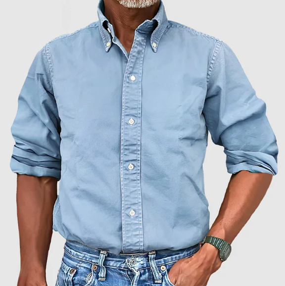NELSON | CAMISA BÁSICA DE MANGA LARGA