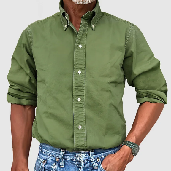 NELSON | CAMISA BÁSICA DE MANGA LARGA