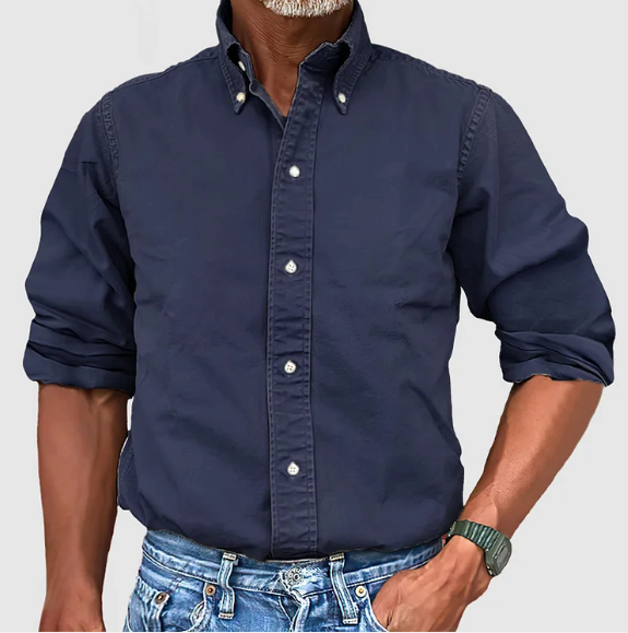 NELSON | CAMISA BÁSICA DE MANGA LARGA