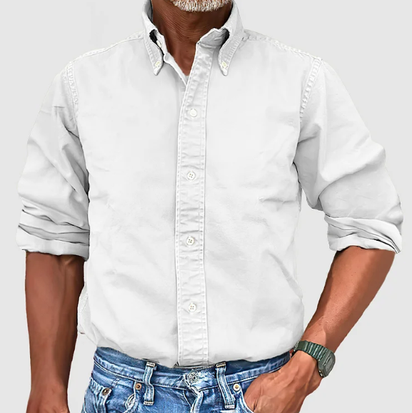 NELSON | CAMISA BÁSICA DE MANGA LARGA