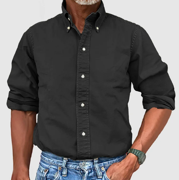 NELSON | CAMISA BÁSICA DE MANGA LARGA