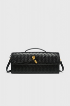 Alvea™ Melanie Clutch con Detalle de Nudo Dorado