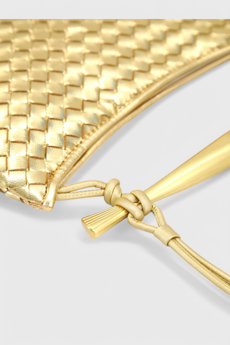 Alvea™ Gerda Bolso Woven con Asa Dorada
