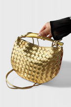 Alvea™ Gerda Bolso Woven con Asa Dorada