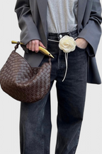 Alvea™ Gerda Bolso Woven con Asa Dorada