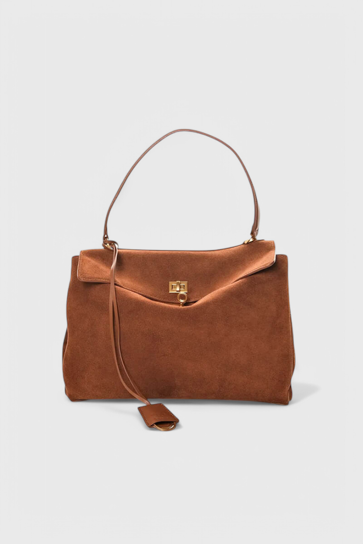 Alvea™ Henna Bolso de Hombro de Ante