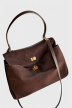 Alvea™ Henna Bolso de Hombro de Ante