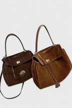 Alvea™ Henna Bolso de Hombro de Ante