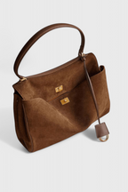 Alvea™ Henna Bolso de Hombro de Ante