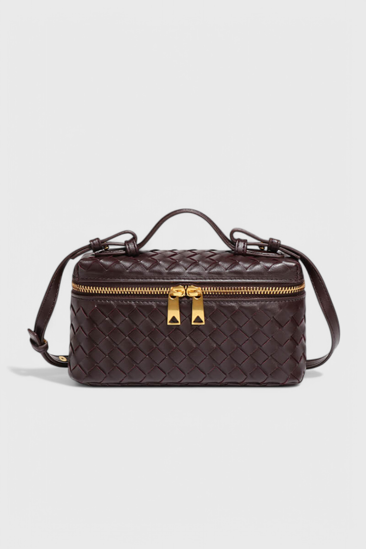 Alvea™ Milla Bolso Mini Woven con Accesorios Dorados