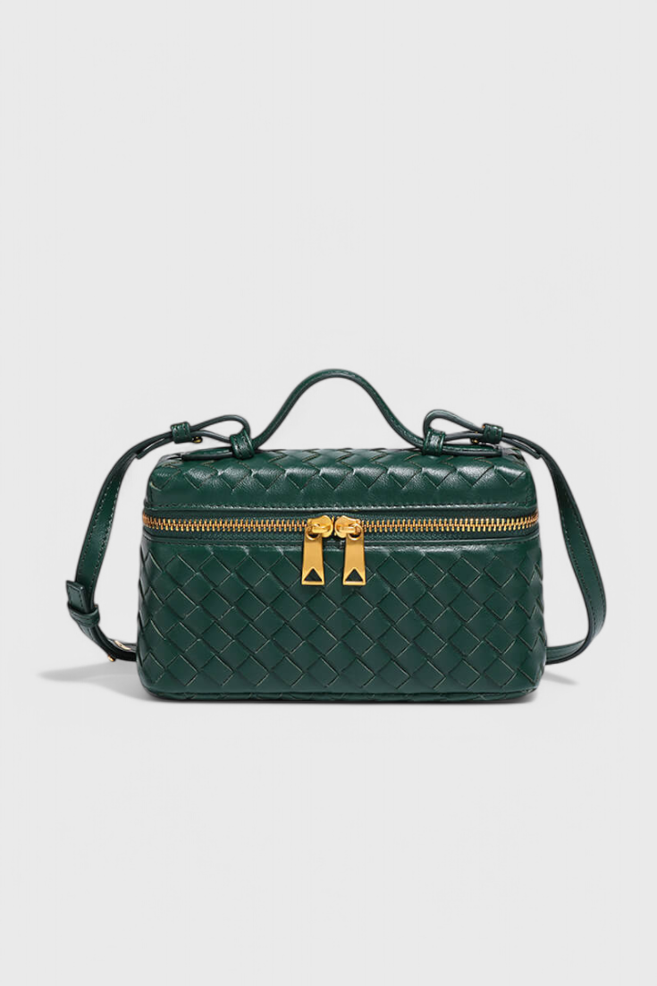 Alvea™ Milla Bolso Mini Woven con Accesorios Dorados