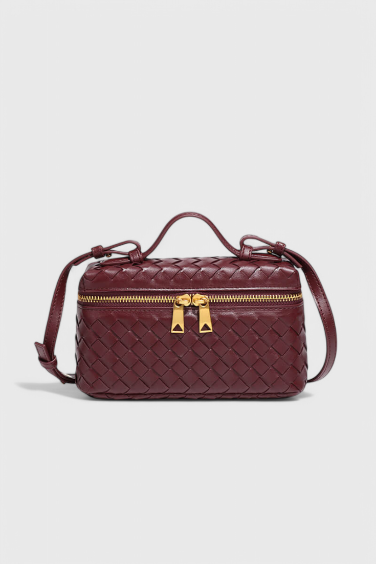 Alvea™ Milla Bolso Mini Woven con Accesorios Dorados