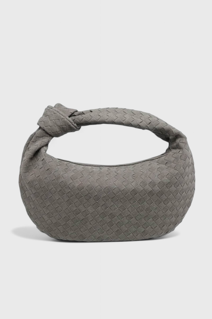 Alvea™ Lila Bolso Mediano Woven con Detalle de Nudo