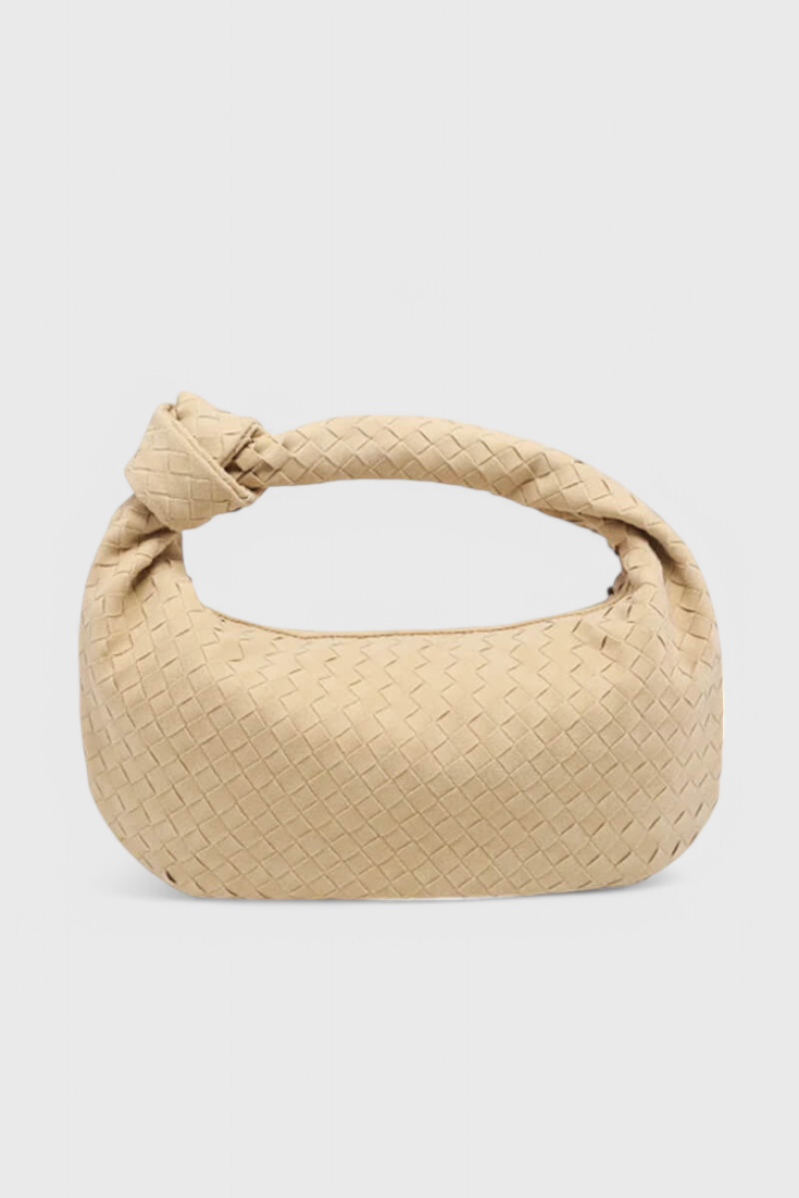 Alvea™ Lila Bolso Mediano Woven con Detalle de Nudo