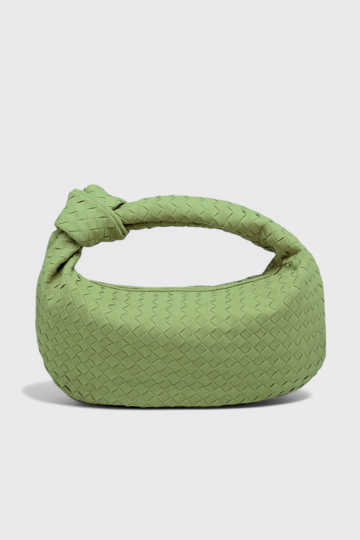 Alvea™ Lila Bolso Mediano Woven con Detalle de Nudo