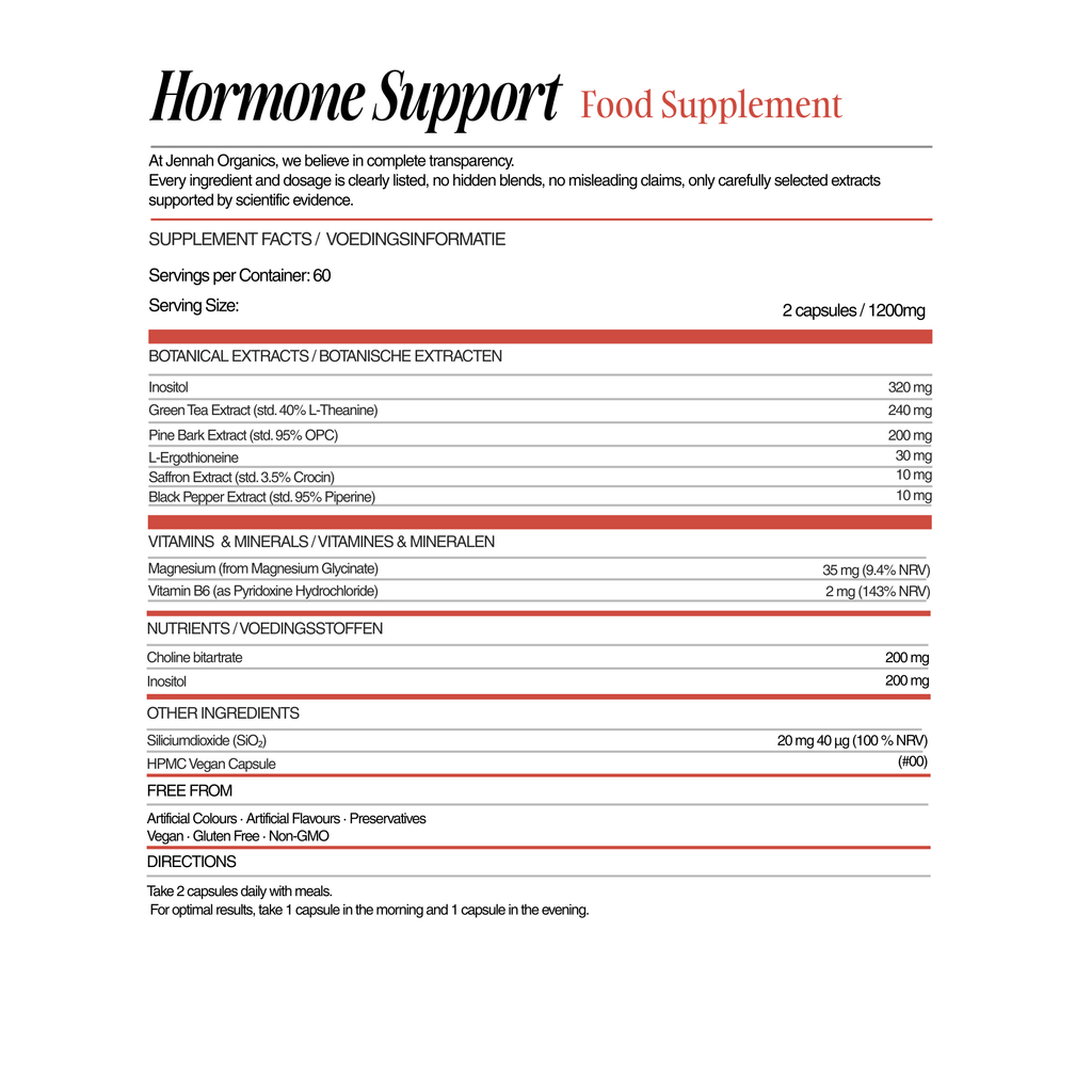 Hormone Support | Ondersteunt hormonale balans & gewichtsbeheersing
