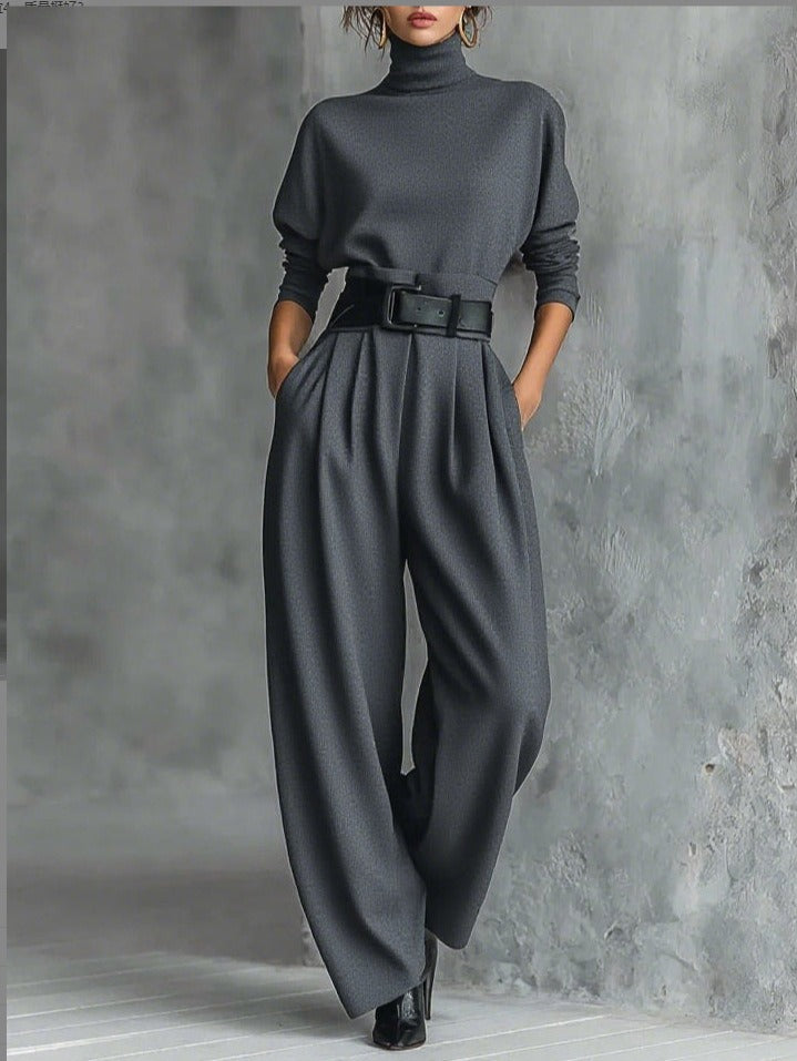 Alvea™ Julia Conjunto de cuello alto y pantalón recto