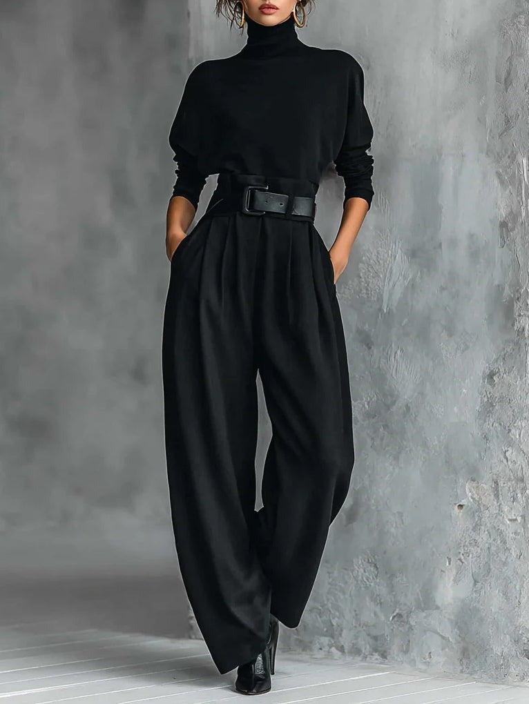 Alvea™ Julia Conjunto de cuello alto y pantalón recto