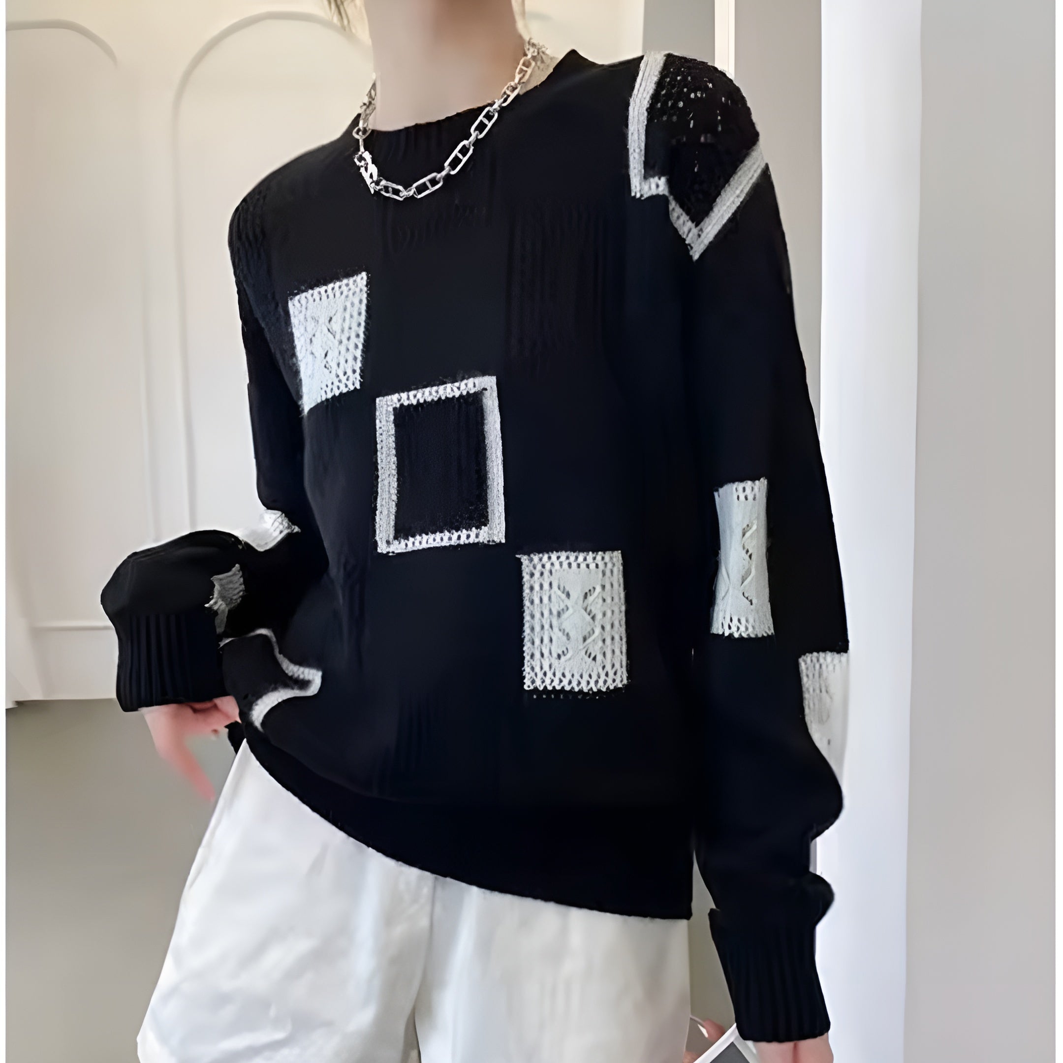 Alvea™ Marina Suéter elegante y cómodo