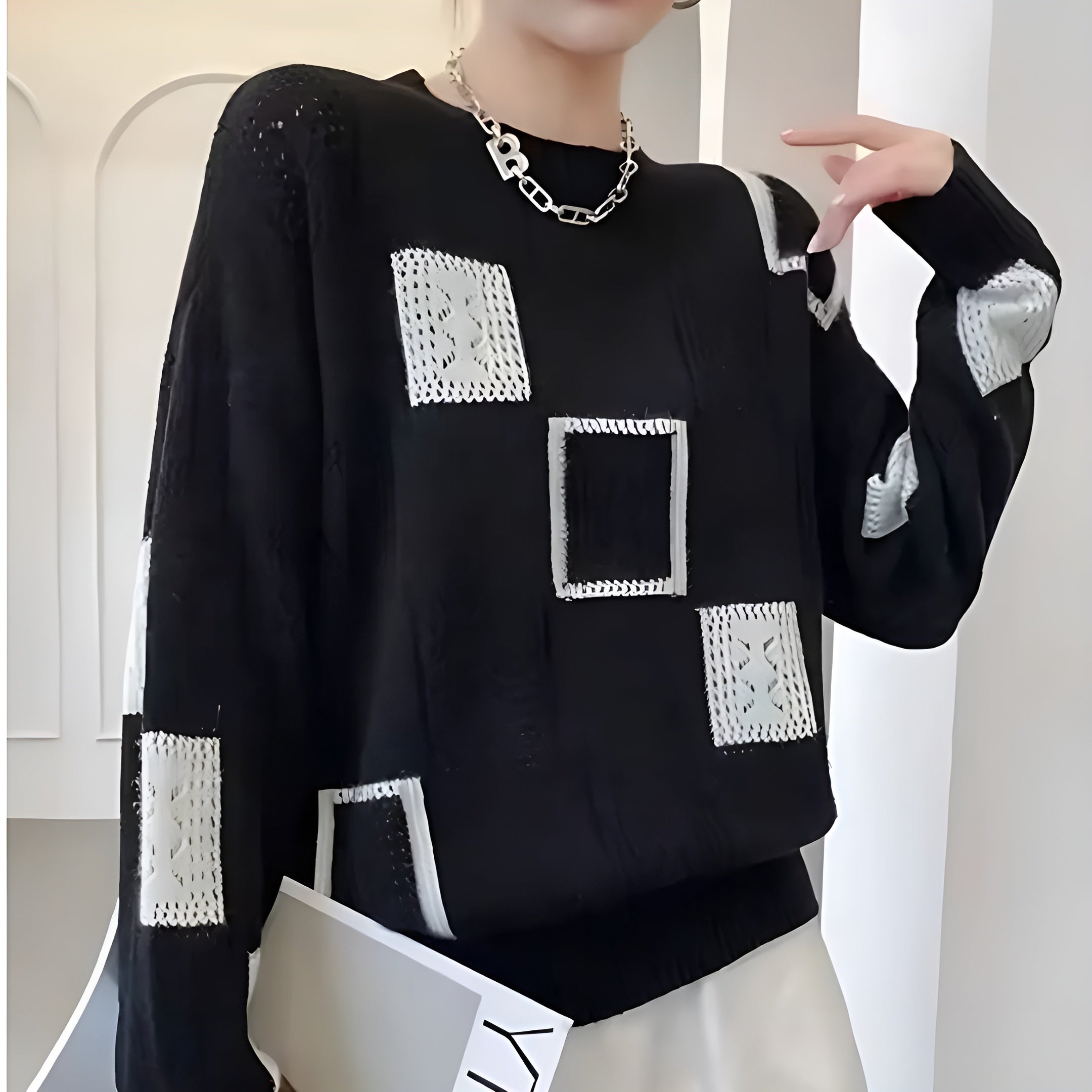 Alvea™ Marina Suéter elegante y cómodo