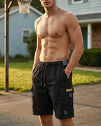 Shorts cargo casual para hombre