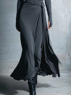 Alvea™ Vestido maxi con nudo lateral