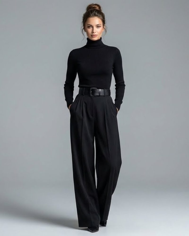 Alvea™ Julia Conjunto de cuello alto y pantalón recto