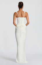 Alvea™ Vestido maxi de escote cuadrado