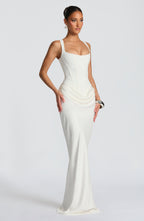 Alvea™ Vestido maxi de escote cuadrado